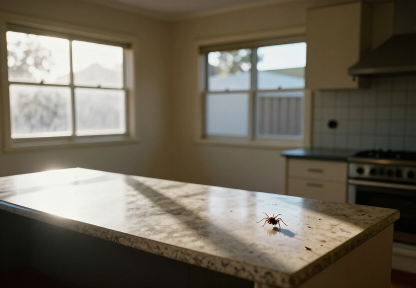 Ant trail in a Gymea living room before treatment
